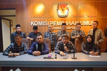 KPU Lampung terima dokumen fisik dari dua parpol