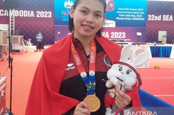 Lifter Tsabhita raih emas kelas 64kg usai kalahkan wakil Vietnam di SEA Games