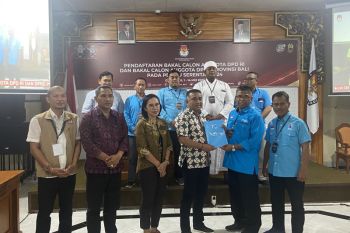 Partai Gelora jadi pendaftar bacaleg terakhir di KPU Bali