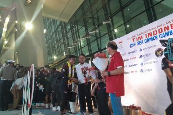 Ratusan personel disiapkan untuk amankan arak-arakan timnas