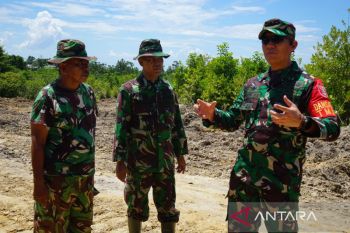 Pengerjaan pembangunan jalan TMMD di Tarakan sudah mencapai 65 persen