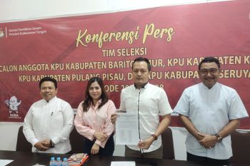 Sebanyak 77 peserta lulus tes CAT calon anggota KPU empat kabupaten di Kalteng