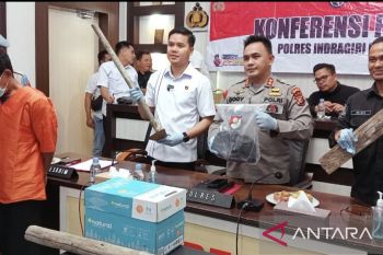 Tim Polres Inhu ringkus pelaku pembunuhan sadis anak dan bapak