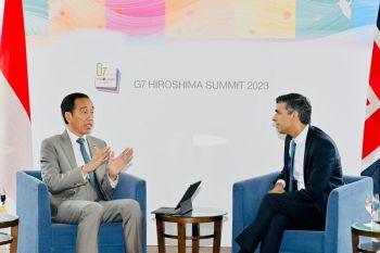 Presiden Jokowi apresiasi realisasi sejumlah proyek EBT kepada PM Inggris