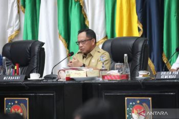 Mendagri sampaikan apresiasi Presiden Jokowi terhadap pemda yang mengendalikan inflasi