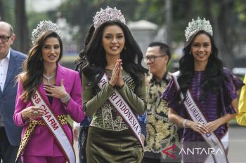 Puteri Indonesia temui Presiden Joko Widodo di Istana Kepresidenan