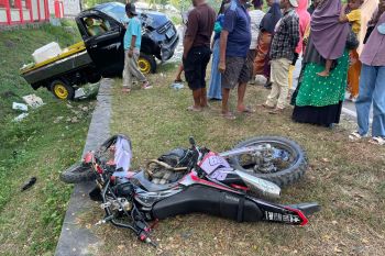 Anggota polisi meninggal kecelakaan di Jalan Ompu Beko Dompu