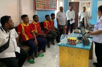 Disdukcapil melayani perekaman KTP-el 23 warga binaan Lapas Biak
