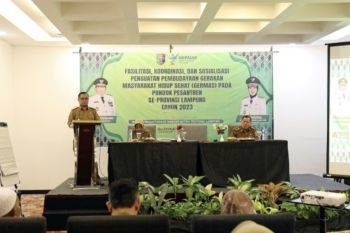 Pemprov Lampung mengajak pondok pesantren aktif terapkan Germas