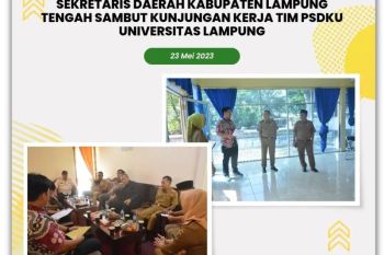 Sekda Lampung Tengah sambut kunjungan PSDKU Unila