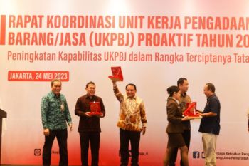 Kemenkumham raih penghargaan terbaik UKPBJ proaktif 2023