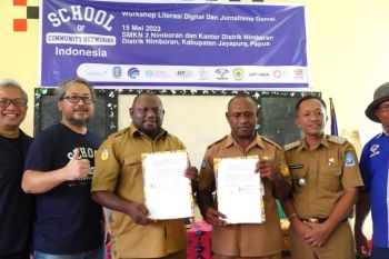 SMKN 2 Nimboran dengan Kominfo Jayapura kerja sama praktik kerja siswa