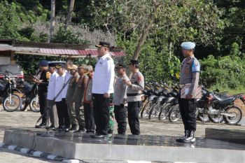 Bupati Konut pimpin apel gelar pasukan pengamanan Pilkades Serentak 2023