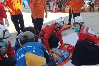 BPBD Kota Palu gelar simulasi evakuasi mandiri jika terjadi gempa di sekolah