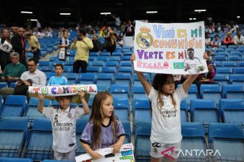 Vinicius dapat dukungan moral dari suporter Real Madrid