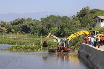 Wakil Bupati Garut minta eceng gondok Situ Bagendit diolah jadi pupuk