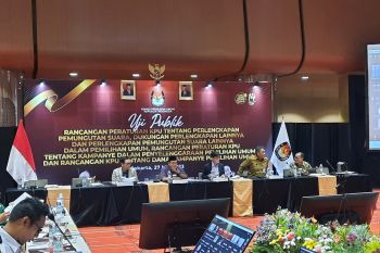 KPU RI menggelar uji publik tiga rancangan PKPU terkait pemilu