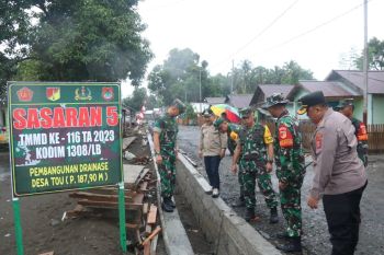 Aslat Kasad tinjau TMMD ke-116 di Banggai Sulteng