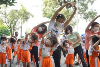 UK Petra kampanye konsumsi gula bagi anak di Sekolah Elyon