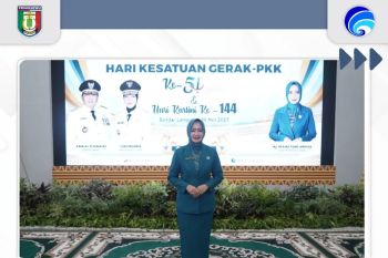 Pj Ketua TP PKK Pringsewu hadiri HKG PKK ke-51 di Mahan Agung
