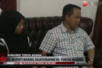 Pj Bupati Barsel Bersama Forkopimda Kunjungi Tokoh Agama