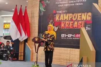 Pemprov Jatim wadahi BUMDes jadi Desa Devisa lewat "Kampoeng Kreasi"