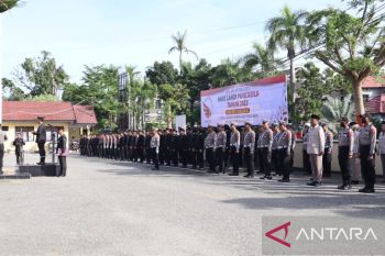 Kapolres Kolaka tekankan nilai-nilai Pancasila kepada personelnya