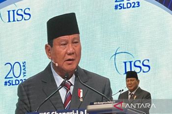 Prabowo usulkan Rusia dan Ukraina lakukan gencatan senjata dalam Shangri-La Dialogue