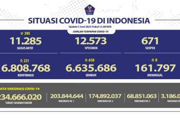 Satgas: Penerima vaksin COVID-19 dosis penguat capai 68,85 juta warga