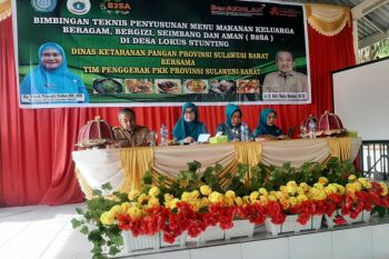 Dinas Ketahanan Pangan bersama TP PKK Sulbar kerja sama atasi stunting