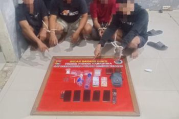 Pakai narkoba, empat pemuda Desa Puyung Loteng masuk sel