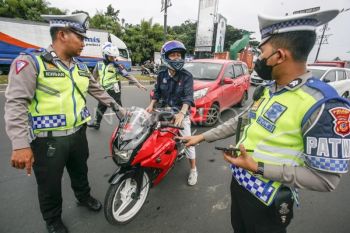 Razia pajan kendaraan bermotor di Bogor