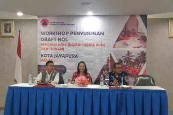 BPBD Jayapura gelar lokakarya rencana kontijensi gempa bumi dan tsunami