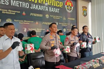 Polisi ungkap peredaran 18,6 kilogram sabu-sabu