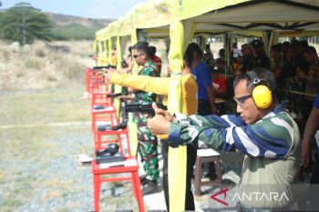 Polda Sulteng menggelar lomba menembak jaring atlet berbakat