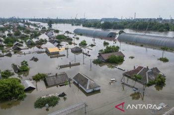 Bendungan hancur, Ukraina khawatir akan kehilangan jutaan ton hasil panen