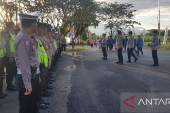 Ratusan polisi kawal pembukaan Penas Tani di Padang