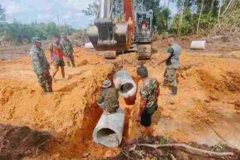 TMMD ke-116 Kodim Bangka Barat bangun jalan 2,5 kilometer