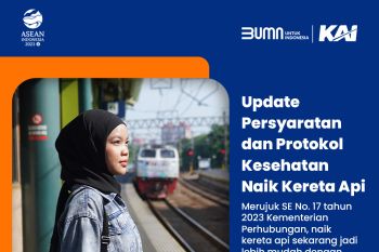 Syarat terbaru naik kereta api mulai 12 Juni 2023