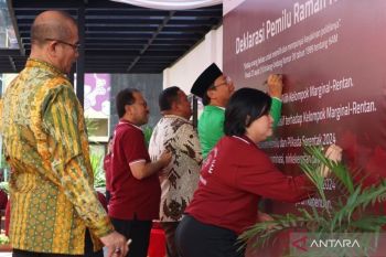 Kemarin, Pemilu 2024 ramah HAM hingga kegiatan pertemuan Sekjen Demokrat-PDIP