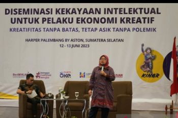 DJKI Kemenkumham diseminasi KI kepada pelaku ekonomi kreatif  Palembang