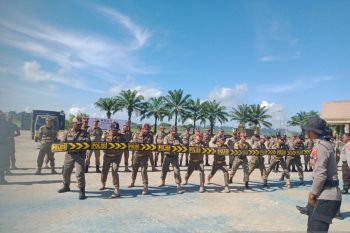 Satpol PP Bulungan berlatih penanganan huru-hara jelang Pemilu 2024