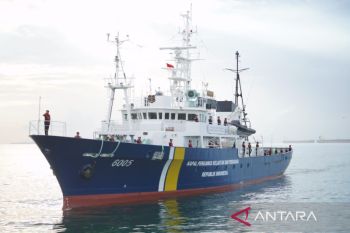 Kapal pengawas perairan hibah dari pemerintah Jepang tiba di Indonesia