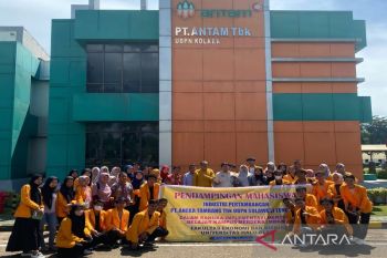 50 Mahasiswa UHO Kunjungan Industri di PT.ANTAM Kolaka