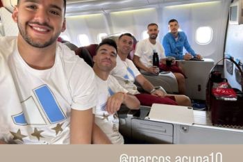Timnas Argentina telah berangkat menuju Indonesia