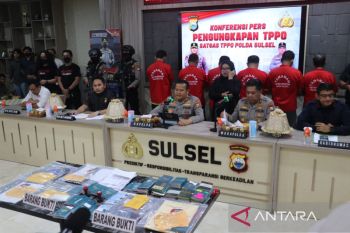 Polda Sulsel menangkap sembilan pelaku perdagangan orang