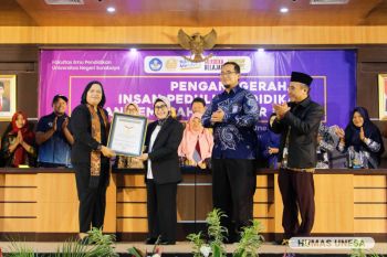 Kampus "joint" dengan yayasan pendidikan terbanyak, Unesa masuk MURI