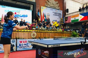 Ratusan atlet tenis meja dari 12 negara berlaga di Smash on Drugs Bali