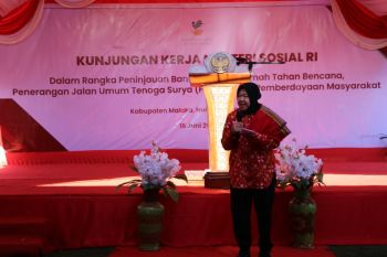 Mensos bantu bangun 100 unit rumah tahan bencana di Malaka