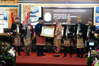 Gubernur Sumsel hadiri Hari Jadi ke-1340 Kota Palembang